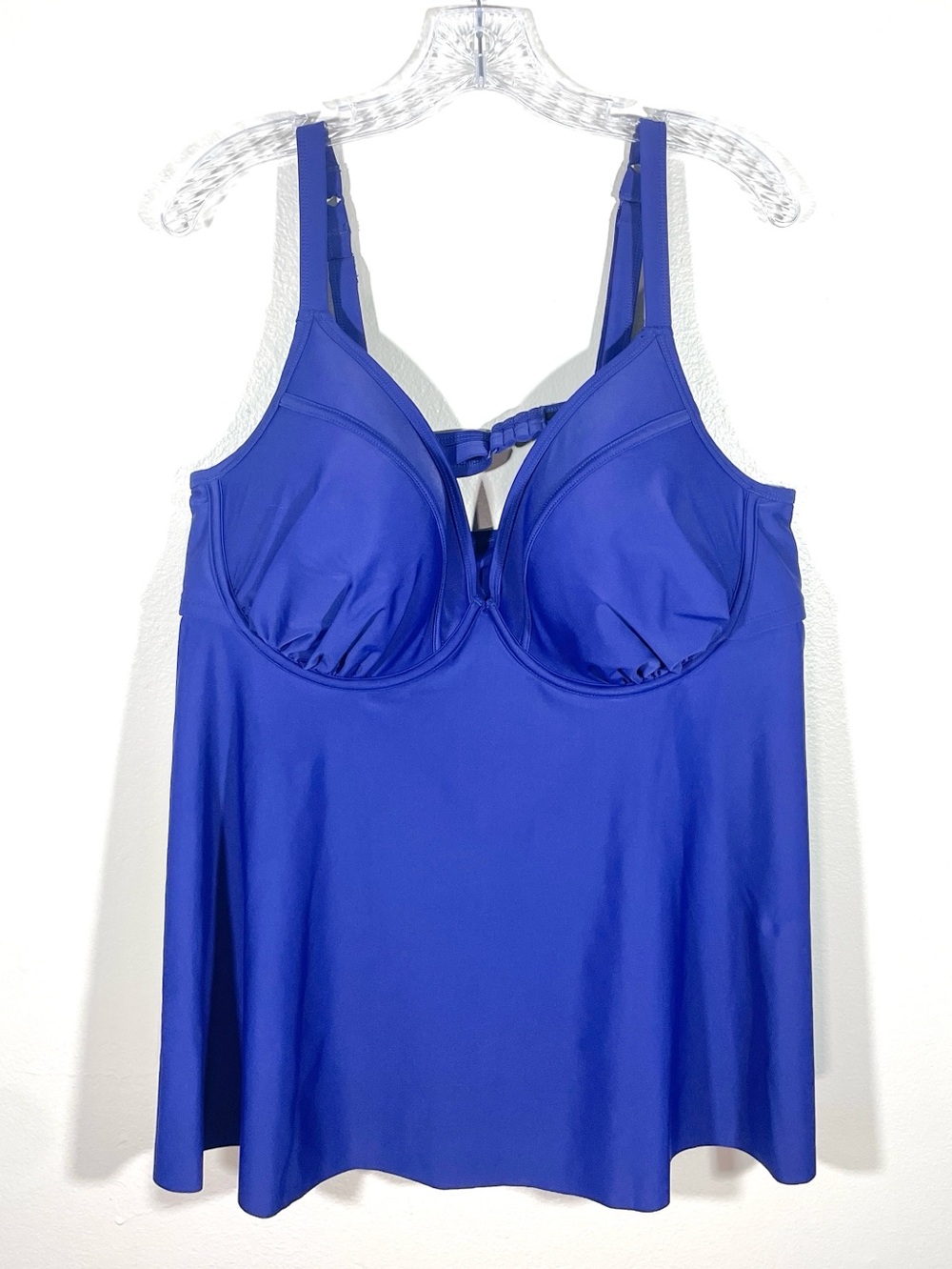 NWT Torrid Royal Blue Underwire Tankini Swim Top 3 DD/F Supportive